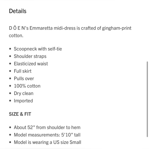 DOEN Emmaretta Midi Dress MD - Picture 5 of 9